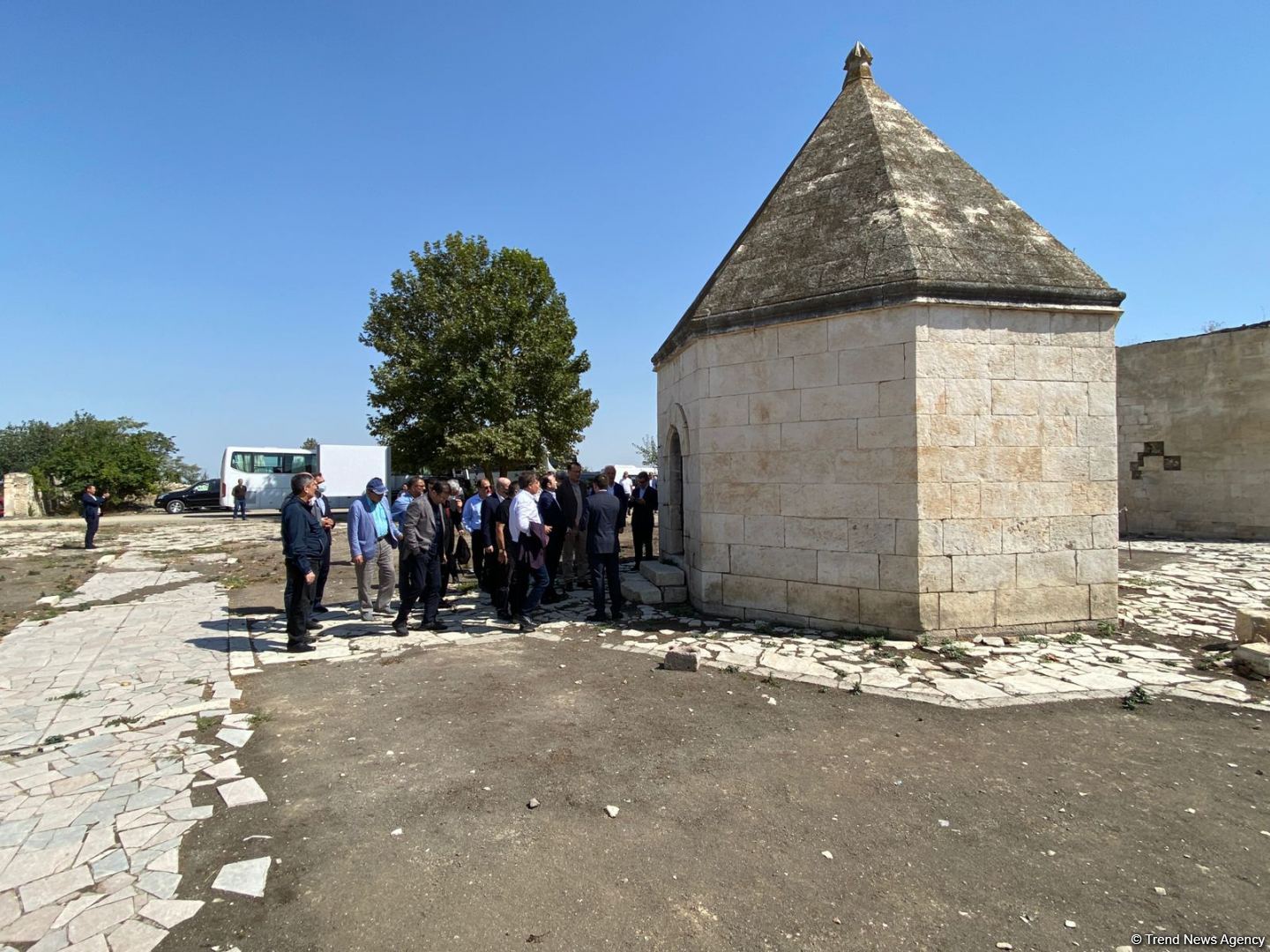 Turkic Council delegation visits 'Imaret' complex in Aghdam (PHOTO)