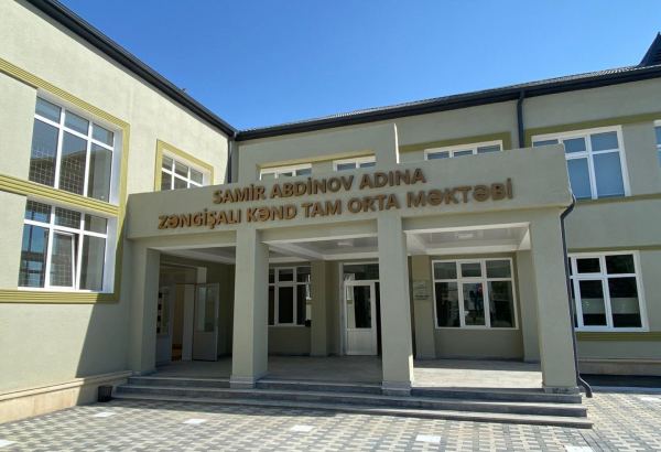 School building put into use in Aghdam after major repairs (PHOTO)