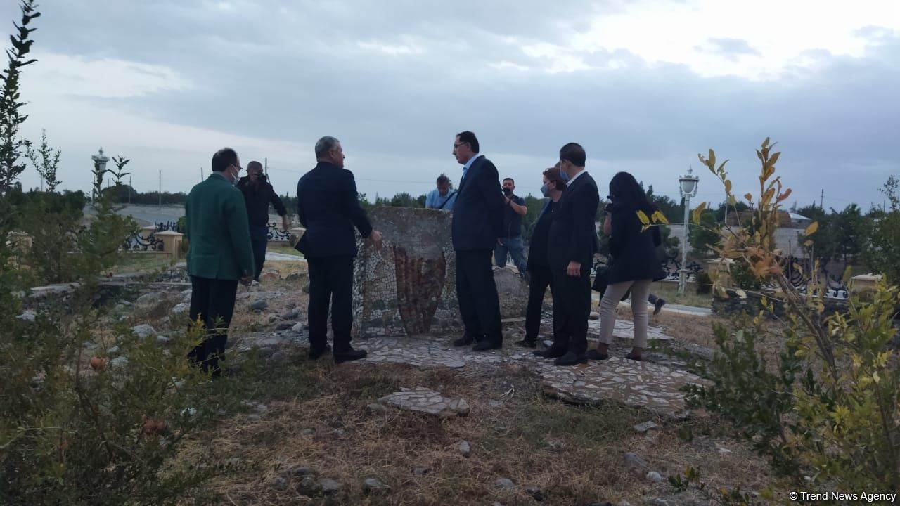 OIC Ombudsmen Association's delegations inspects monument "Maraga-150" in Tartar (PHOTO)