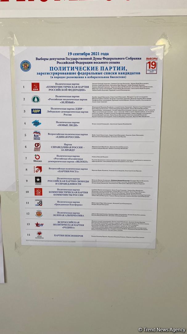 State Duma elections held at Russian Embassy in Baku (PHOTO)