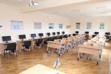 President Ilham Aliyev views conditions created at secondary school No 71 in Sabunchu district (PHOTO)