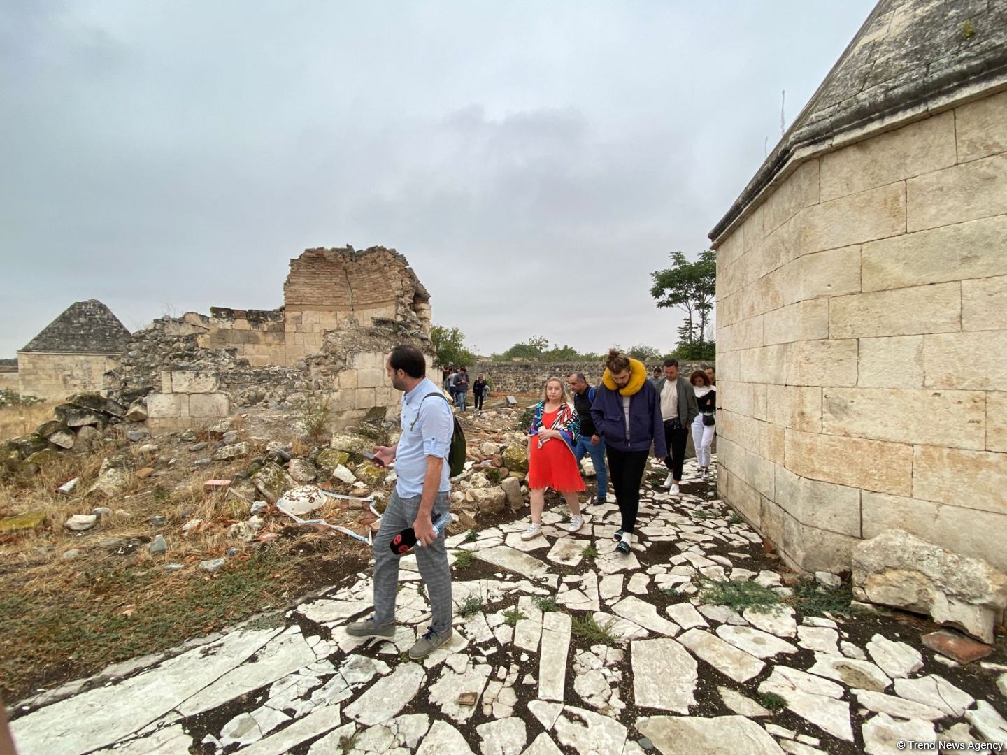 Georgian journalists, bloggers visit Azerbaijan's liberated Aghdam (PHOTO)