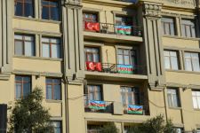 Streets of Baku decorated with Azerbaijani flags on Remembrance Day (PHOTO)
