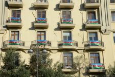 Streets of Baku decorated with Azerbaijani flags on Remembrance Day (PHOTO)