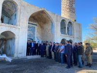 Address of Azerbaijani president to people on Remembrance Day broadcast in front of Juma Mosque in Aghdam (PHOTO)