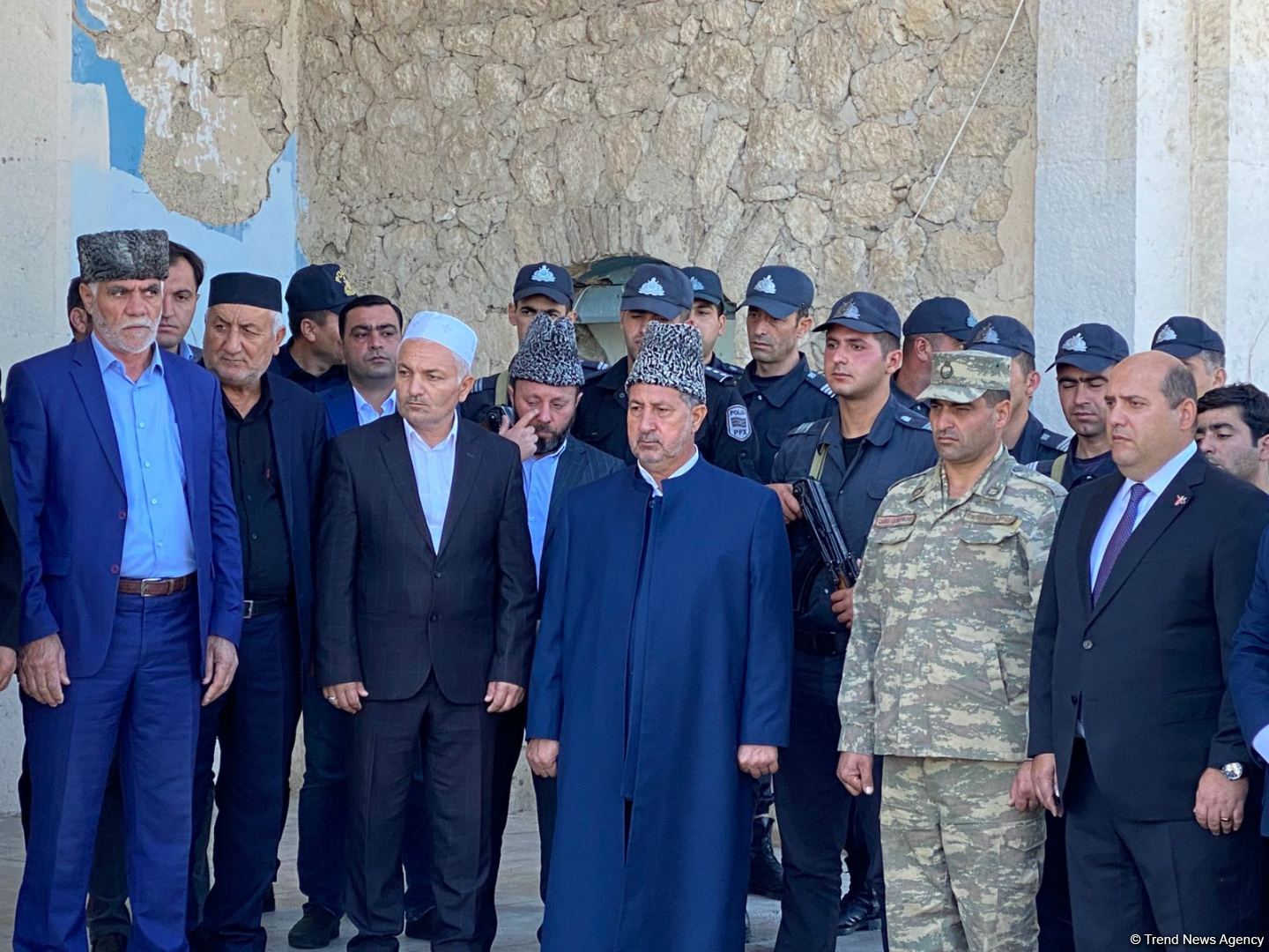 Address of Azerbaijani president to people on Remembrance Day broadcast in front of Juma Mosque in Aghdam (PHOTO)