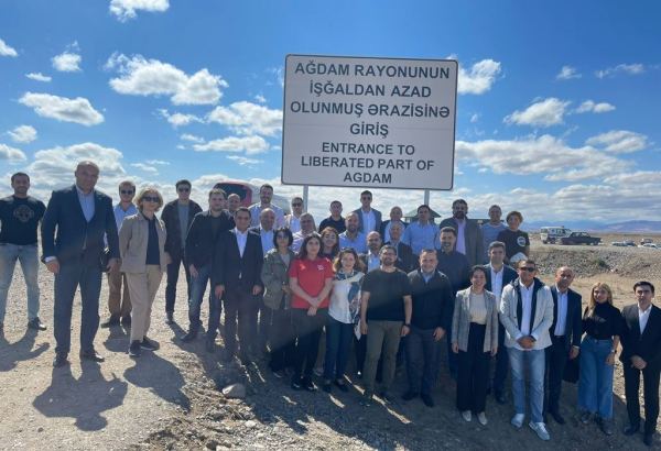 Karabakh Revival Fund arranges trip to Aghdam for Azerbaijani-American Chamber of Commerce (PHOTO)