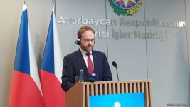 Baku holds press-conference of Azerbaijani and Czech FMs  (PHOTO/VIDEO)