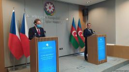 Baku holds press-conference of Azerbaijani and Czech FMs  (PHOTO/VIDEO)