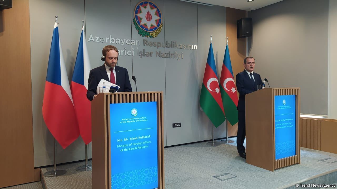 Baku holds press-conference of Azerbaijani and Czech FMs  (PHOTO/VIDEO)