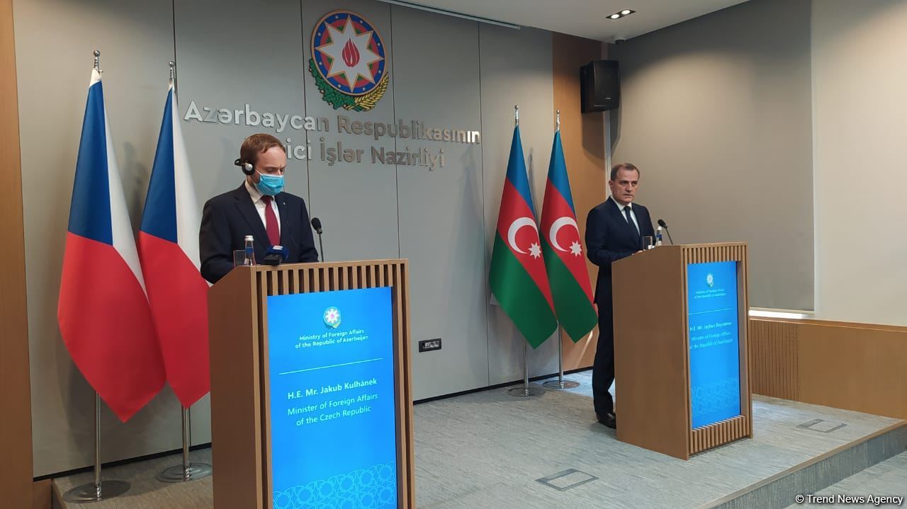 Baku holds press-conference of Azerbaijani and Czech FMs  (PHOTO/VIDEO)