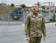 President Ilham Aliyev launches “Sugovushan-1” and “Sugovushan-2” small hydropower plants after renovation (PHOTO)
