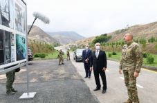 President Ilham Aliyev launches “Sugovushan-1” and “Sugovushan-2” small hydropower plants after renovation (PHOTO)