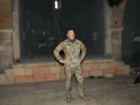 President Ilham Aliyev raises Azerbaijani flag in Talish village of Tartar district (PHOTO)