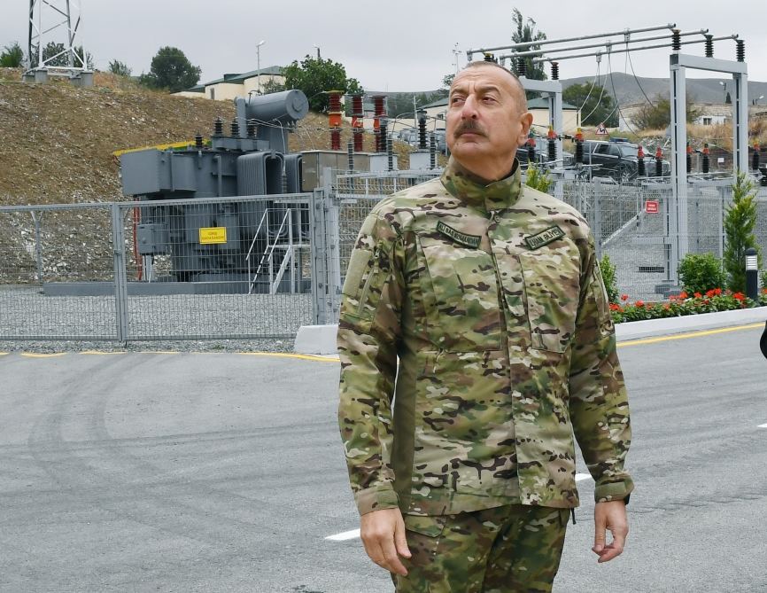President Ilham Aliyev launches “Sugovushan-1” and “Sugovushan-2” small hydropower plants after renovation (PHOTO)