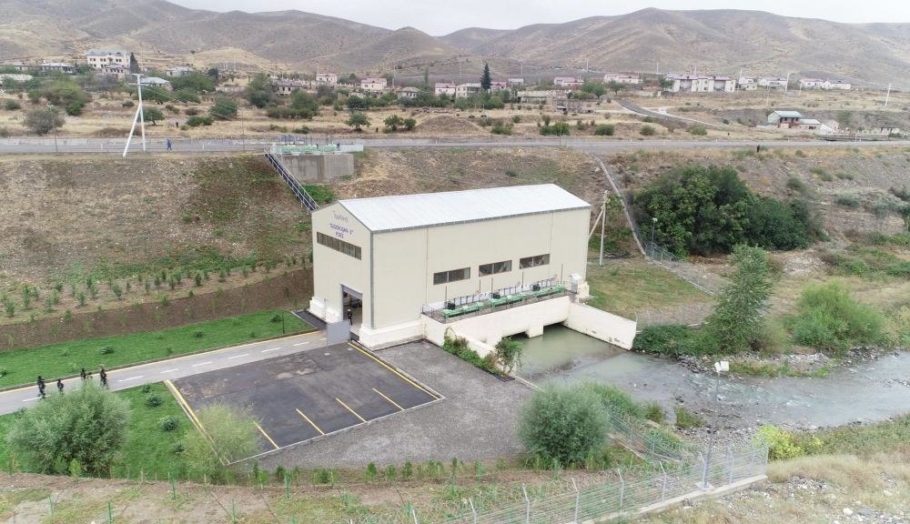 President Ilham Aliyev launches “Sugovushan-1” and “Sugovushan-2” small hydropower plants after renovation (PHOTO)