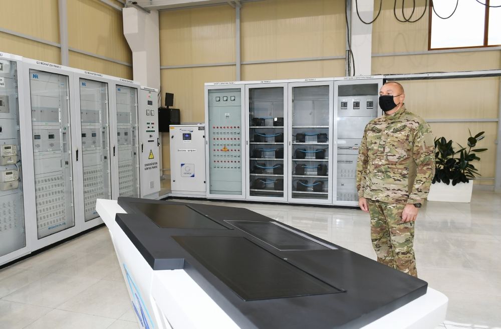 President Ilham Aliyev launches “Sugovushan-1” and “Sugovushan-2” small hydropower plants after renovation (PHOTO)