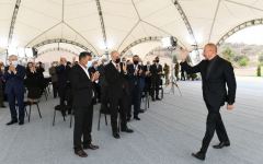 President Ilham Aliyev meets with members of Jabrayil general public, lays foundation of Memorial Complex and restoration of city (PHOTO)