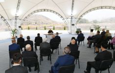 President Ilham Aliyev meets with members of Jabrayil general public, lays foundation of Memorial Complex and restoration of city (PHOTO)