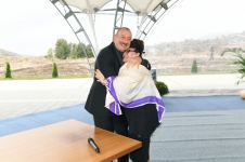 President Ilham Aliyev meets with members of Jabrayil general public, lays foundation of Memorial Complex and restoration of city (PHOTO)