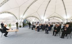 President Ilham Aliyev meets with members of Jabrayil general public, lays foundation of Memorial Complex and restoration of city (PHOTO)