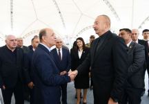 President Ilham Aliyev meets with members of Jabrayil general public, lays foundation of Memorial Complex and restoration of city (PHOTO)