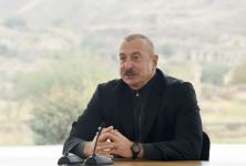 President Ilham Aliyev meets with members of Jabrayil general public, lays foundation of Memorial Complex and restoration of city (PHOTO)