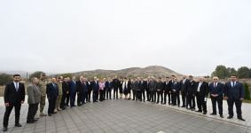 President Ilham Aliyev meets with members of Jabrayil general public, lays foundation of Memorial Complex and restoration of city (PHOTO)