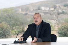 President Ilham Aliyev meets with members of Jabrayil general public, lays foundation of Memorial Complex and restoration of city (PHOTO)