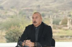 President Ilham Aliyev meets with members of Jabrayil general public, lays foundation of Memorial Complex and restoration of city (PHOTO)
