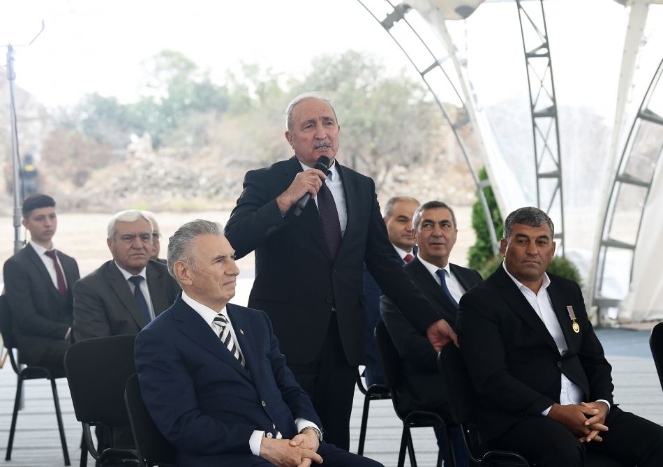 President Ilham Aliyev meets with members of Jabrayil general public, lays foundation of Memorial Complex and restoration of city (PHOTO)