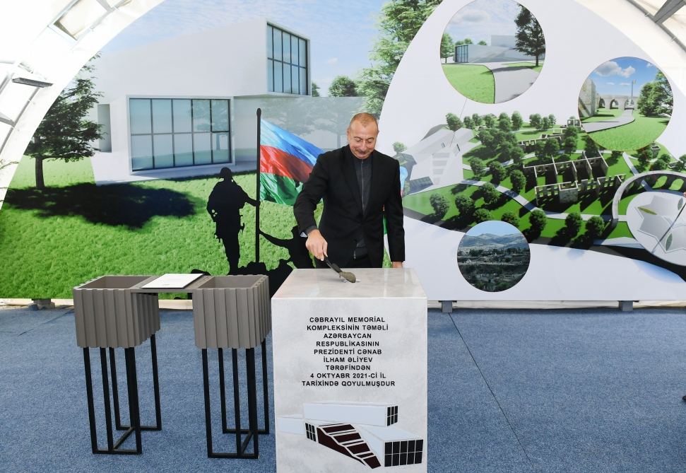 President Ilham Aliyev meets with members of Jabrayil general public, lays foundation of Memorial Complex and restoration of city (PHOTO)