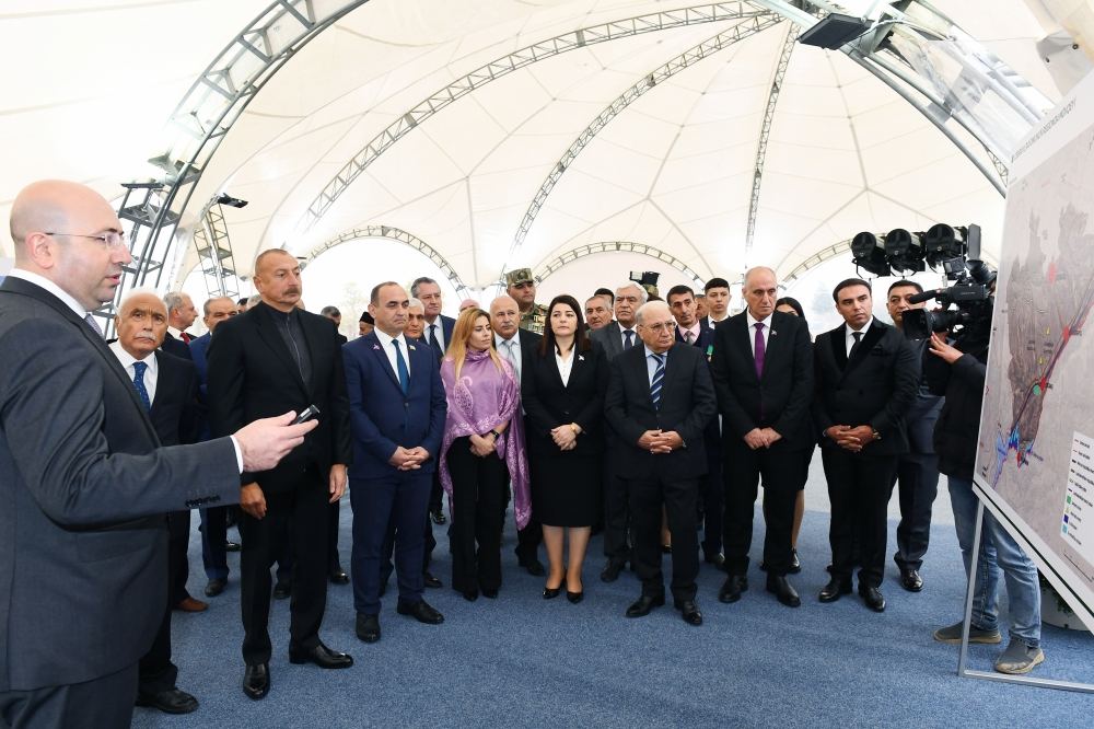 President Ilham Aliyev meets with members of Jabrayil general public, lays foundation of Memorial Complex and restoration of city (PHOTO)
