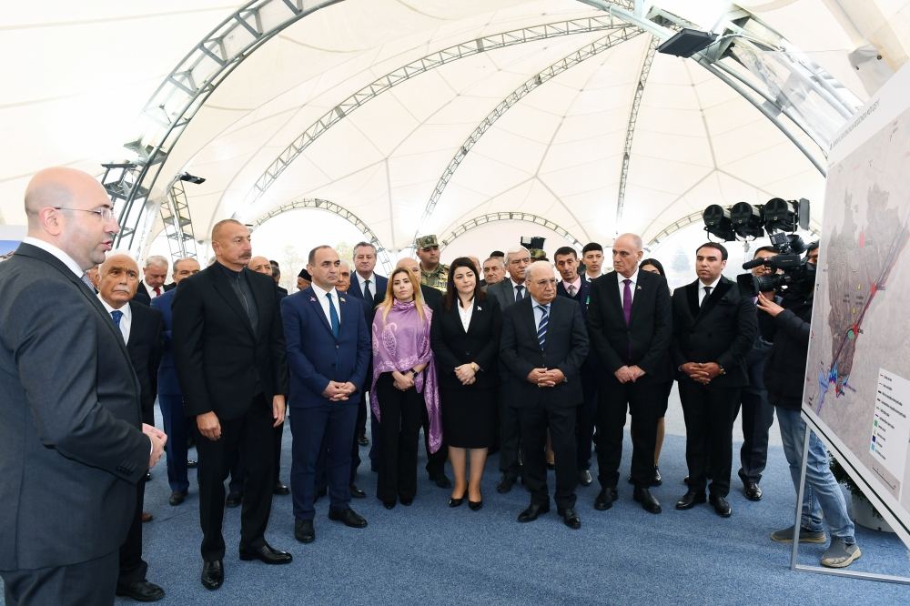 President Ilham Aliyev meets with members of Jabrayil general public, lays foundation of Memorial Complex and restoration of city (PHOTO)