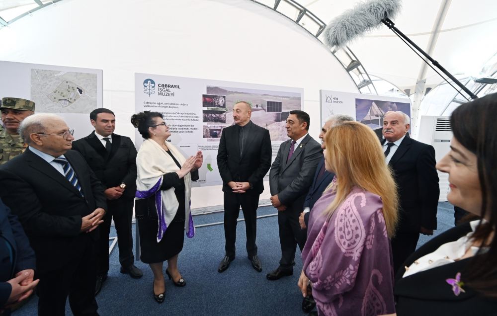 President Ilham Aliyev meets with members of Jabrayil general public, lays foundation of Memorial Complex and restoration of city (PHOTO)