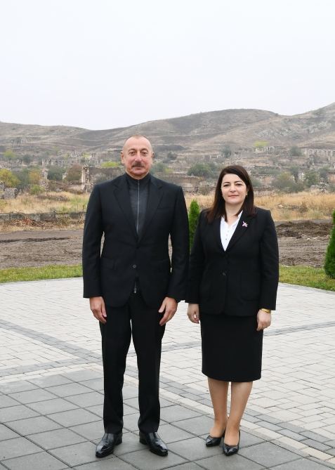 President Ilham Aliyev meets with members of Jabrayil general public, lays foundation of Memorial Complex and restoration of city (PHOTO)