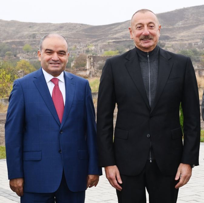 President Ilham Aliyev meets with members of Jabrayil general public, lays foundation of Memorial Complex and restoration of city (PHOTO)