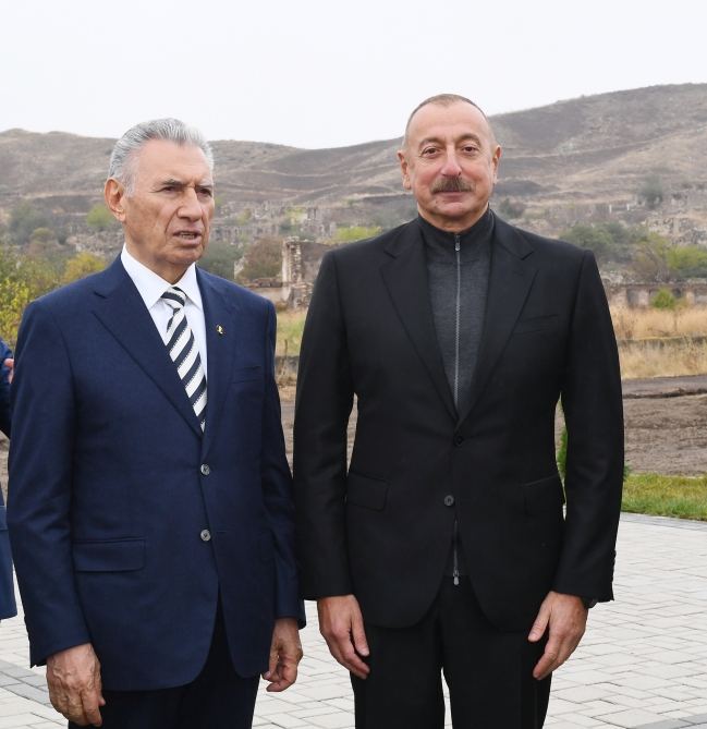 President Ilham Aliyev meets with members of Jabrayil general public, lays foundation of Memorial Complex and restoration of city (PHOTO)