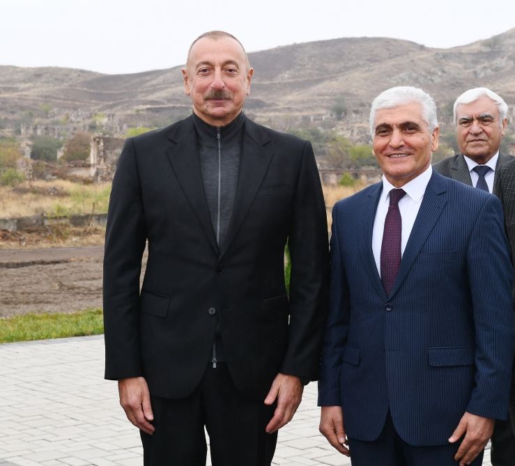 President Ilham Aliyev meets with members of Jabrayil general public, lays foundation of Memorial Complex and restoration of city (PHOTO)