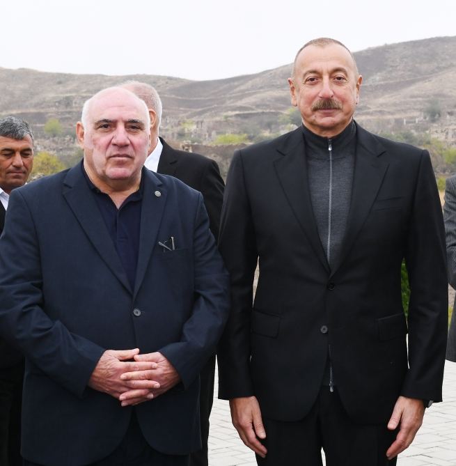 President Ilham Aliyev meets with members of Jabrayil general public, lays foundation of Memorial Complex and restoration of city (PHOTO)