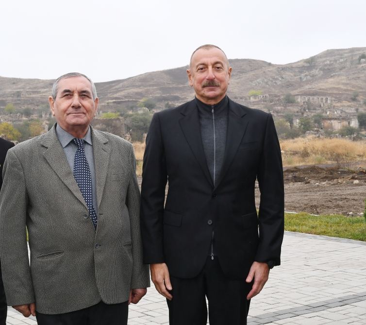 President Ilham Aliyev meets with members of Jabrayil general public, lays foundation of Memorial Complex and restoration of city (PHOTO)
