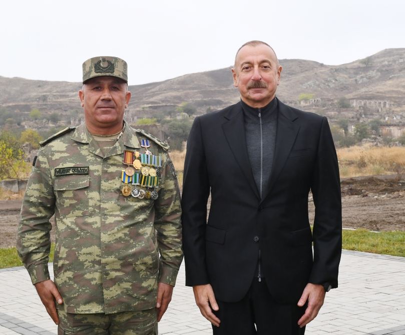 President Ilham Aliyev meets with members of Jabrayil general public, lays foundation of Memorial Complex and restoration of city (PHOTO)