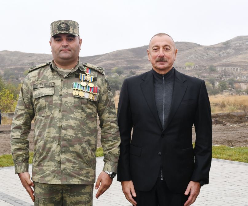 President Ilham Aliyev meets with members of Jabrayil general public, lays foundation of Memorial Complex and restoration of city (PHOTO)