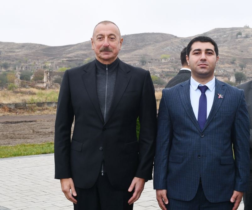 President Ilham Aliyev meets with members of Jabrayil general public, lays foundation of Memorial Complex and restoration of city (PHOTO)