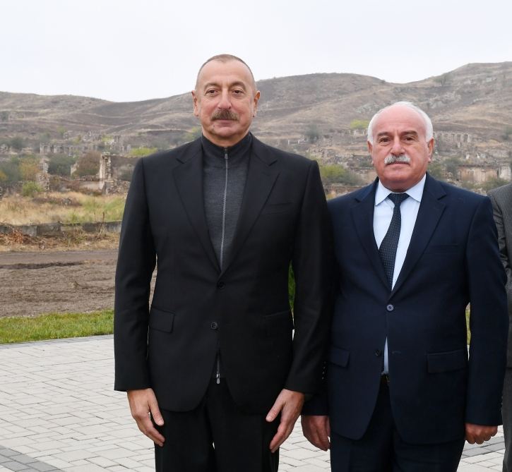 President Ilham Aliyev meets with members of Jabrayil general public, lays foundation of Memorial Complex and restoration of city (PHOTO)
