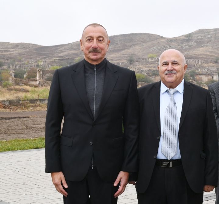 President Ilham Aliyev meets with members of Jabrayil general public, lays foundation of Memorial Complex and restoration of city (PHOTO)