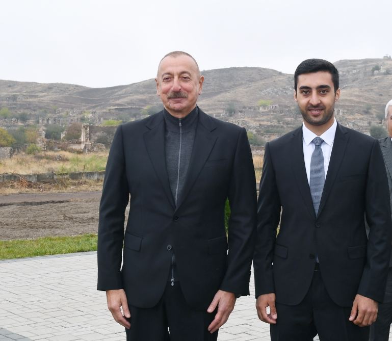 President Ilham Aliyev meets with members of Jabrayil general public, lays foundation of Memorial Complex and restoration of city (PHOTO)