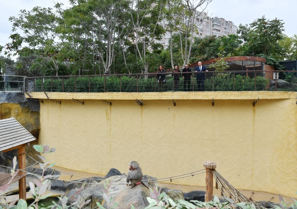 President Ilham Aliyev and First Lady Mehriban Aliyeva attend inauguration of Baku Zoological Park after reconstruction (PHOTO)