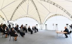 President Ilham Aliyev visits Hadrut settlement and Tugh village of Khojavand district (PHOTO/VIDEO)