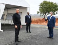 President Ilham Aliyev lays foundation for Hadrut junction substation (PHOTO/VIDEO)